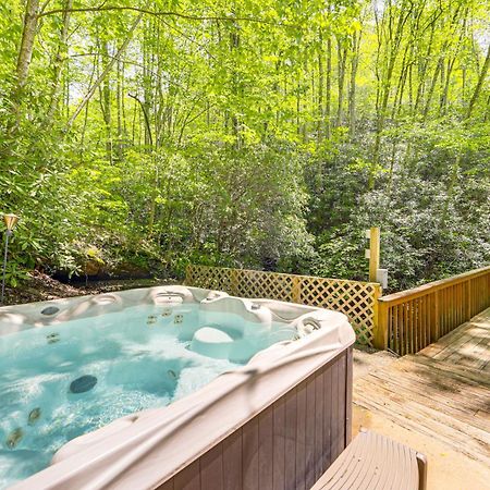 Bryson City Cottage With Hot Tub And Waterfall Views! Ngoại thất bức ảnh