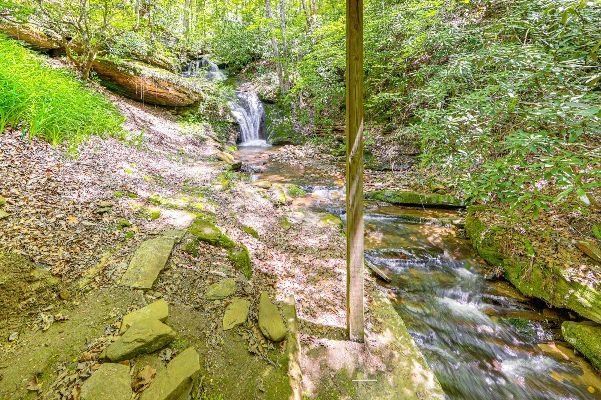 Bryson City Cottage With Hot Tub And Waterfall Views! Ngoại thất bức ảnh